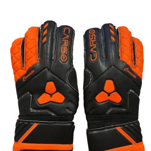 Guante Arquero Carso Connecto con férula Negro/Naranjo
