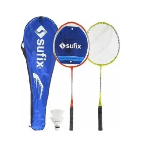 Set Badminton Sufix Raquetas + Plumillas