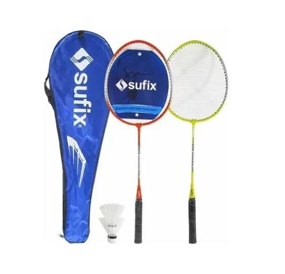 Set Badminton Sufix Raquetas + Plumillas