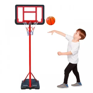 ARO BASQUETBOL CON PEDESTAL NIÑO UK TIME 1.05 MTS A 1.65 MTS ALTURA
