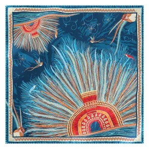 Mascada Arte Plumaria 90 cm