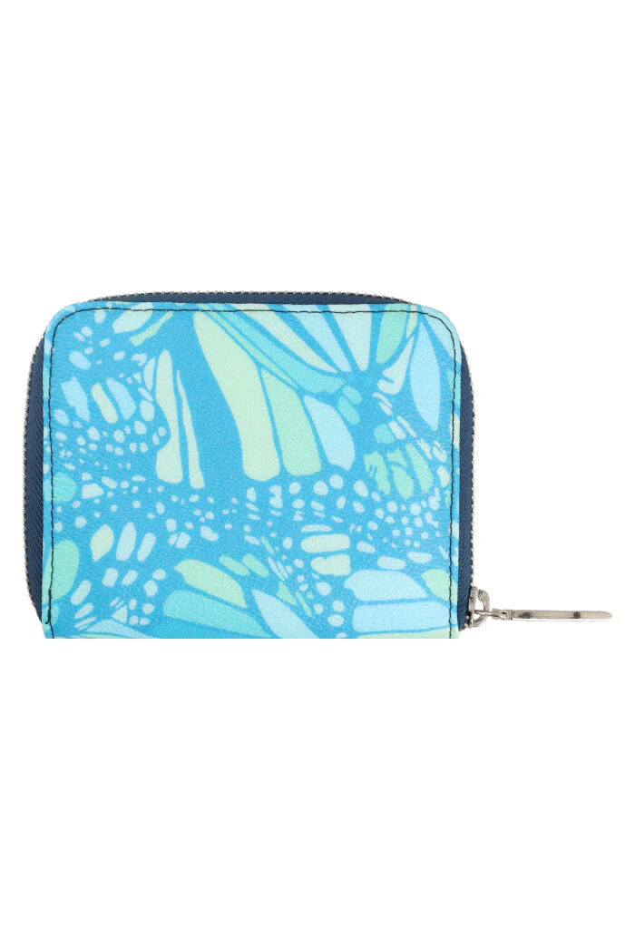Cartera Chica Mariposa Vitral Turquesa - Imagen 3