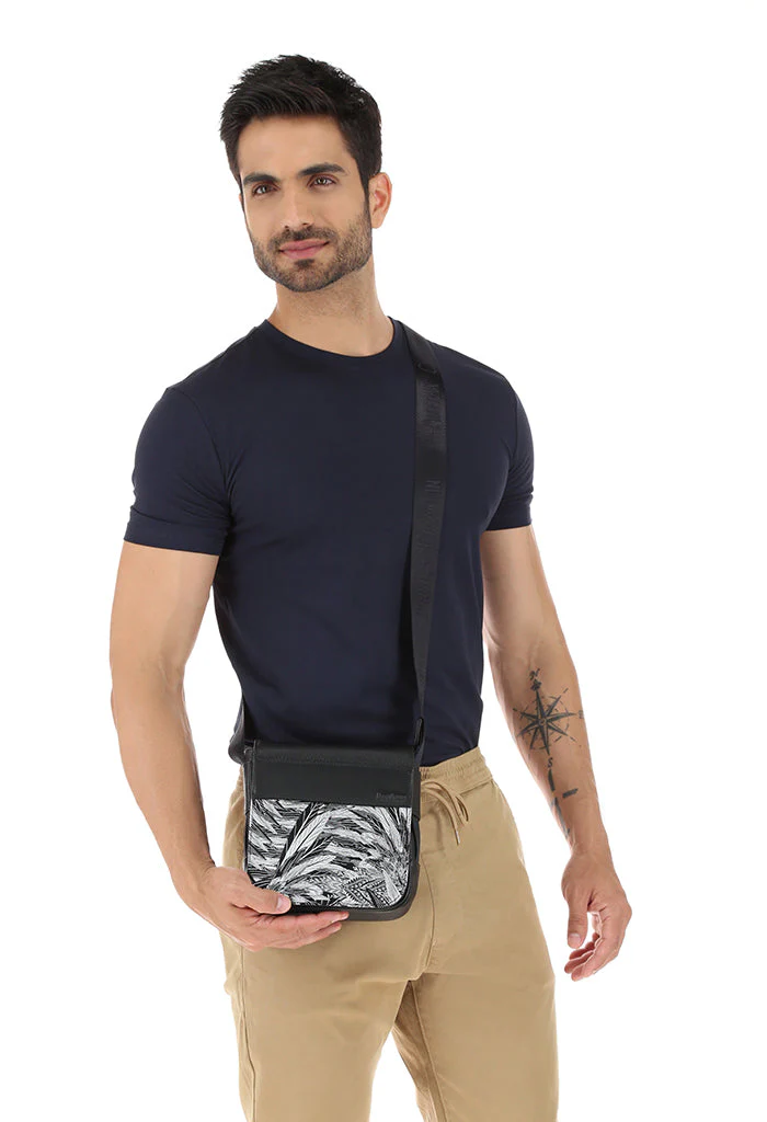 Messenger Bag Eca Águila Real Mexicana Negro - Imagen 3