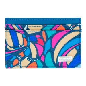 Tarjetero Kuxtal Mariposa Abstracta