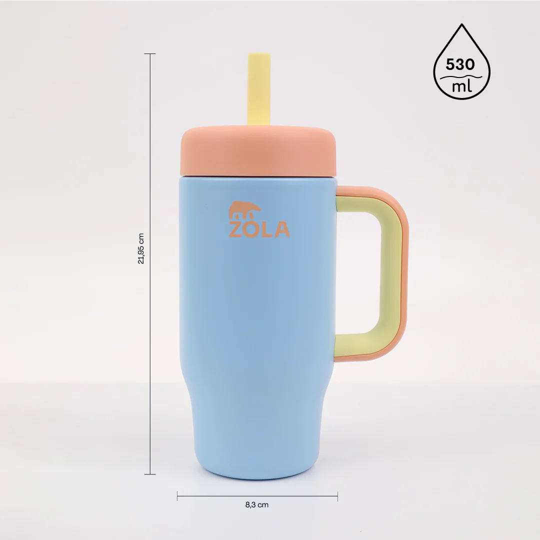 VASO T脡RMICO KIDS 530 ML B/SILICONA - Imagen 8
