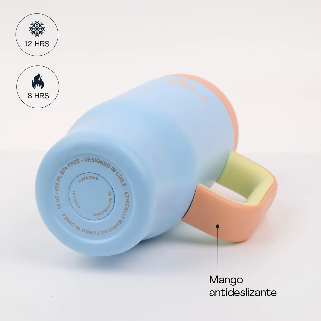 VASO T脡RMICO KIDS 530 ML B/SILICONA - Imagen 7