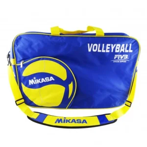 BOLSO MIKASA AZUL AMARILLO 6 BALONES VOLLEY V200W