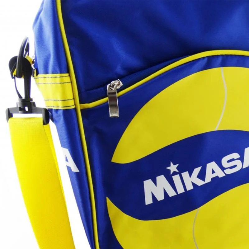 BOLSO MIKASA AZUL AMARILLO 6 BALONES VOLLEY V200W - Imagen 3