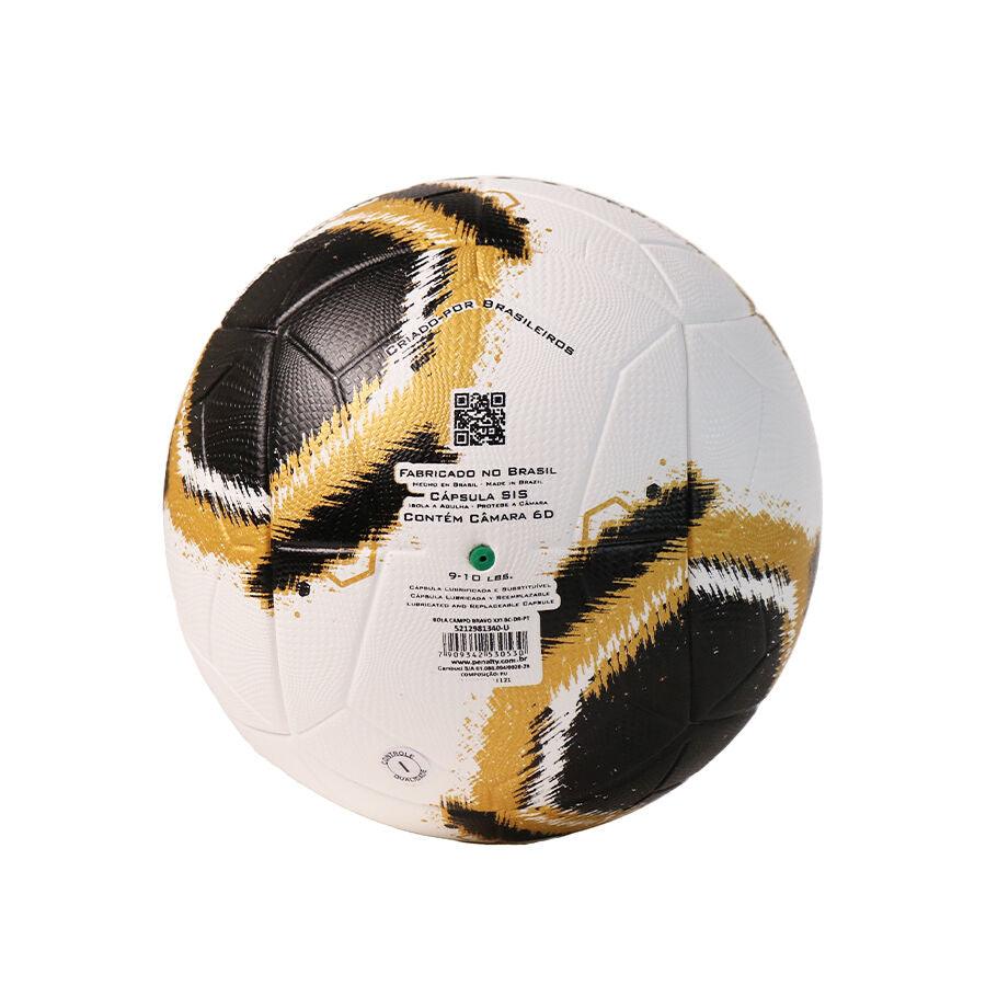 BALON FUTBOL PENALTY BRAVO BLANCO/NEGRO N°5 - Imagen 4