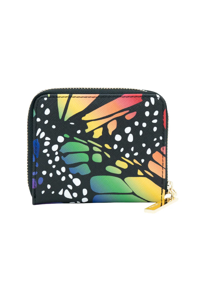 Cartera Chica Saffiano Mariposa Macro Arcoíris - Imagen 6