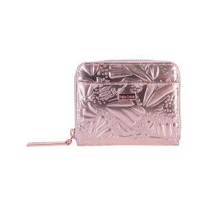 Cartera Chica Piel Grabado Mariposa