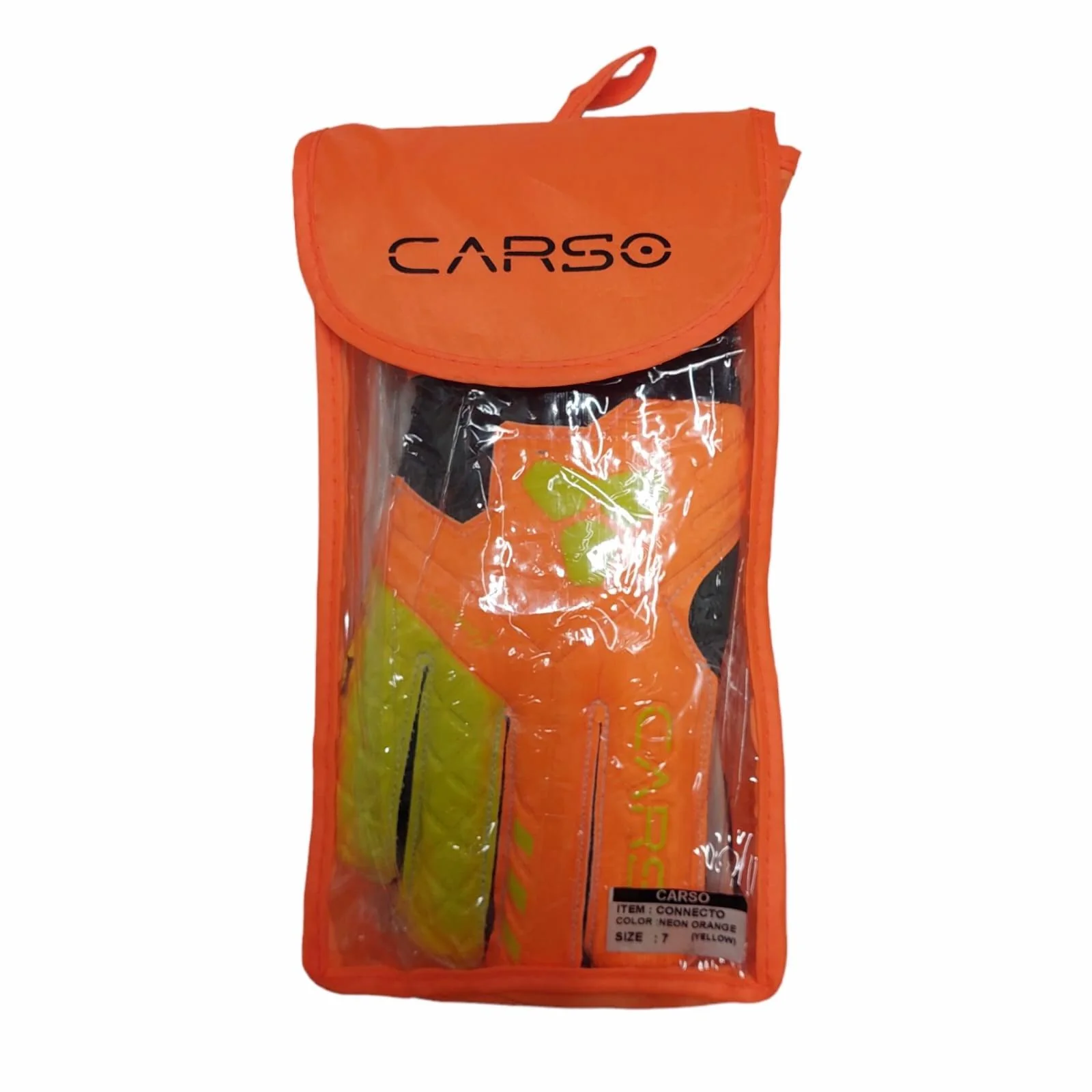 Guante Arquero Carso Connecto con férula Naranjo - Imagen 3