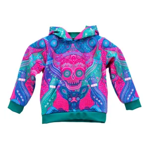 Sudadera Xolo Niña Día de Muertos Mictlán Rosa