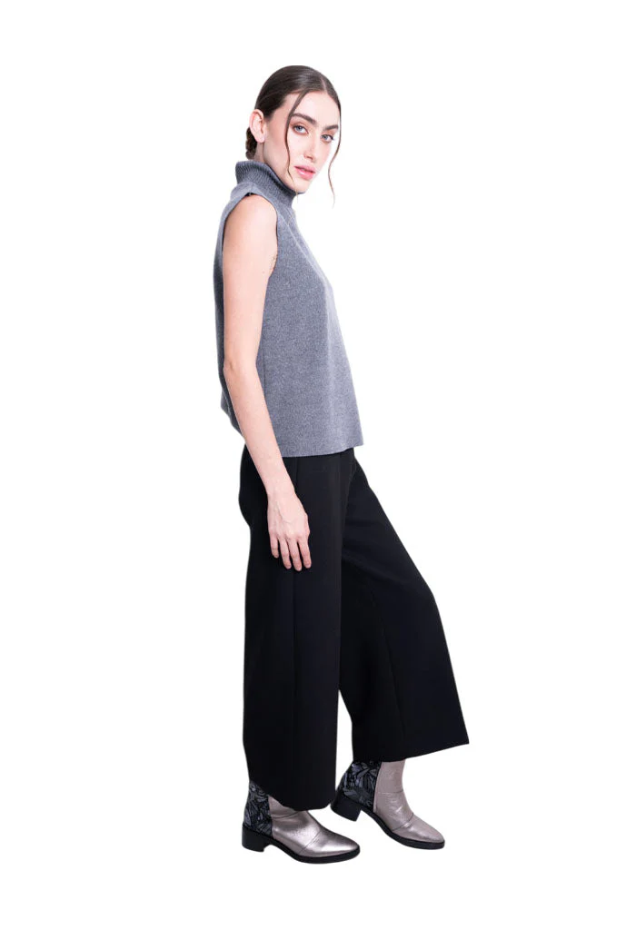 BOTÍN BEEL PIEL METÁL MARIPOSA VITRAL GRIS - Imagen 9