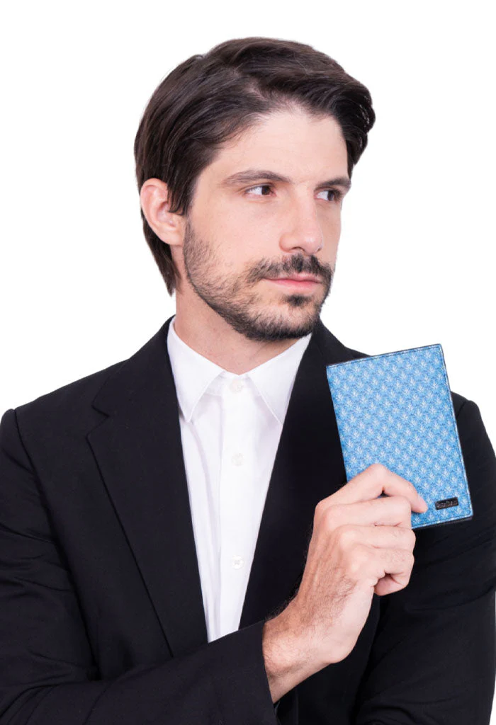 Porta Pasaporte Xuul Agave-22 Azul - Imagen 3