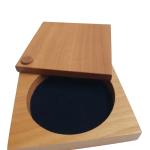 CAJA MADERA PARA MEDALLA DE 5CM