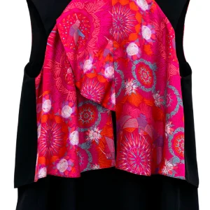 Blusa Pétalos Colibrí Rojo