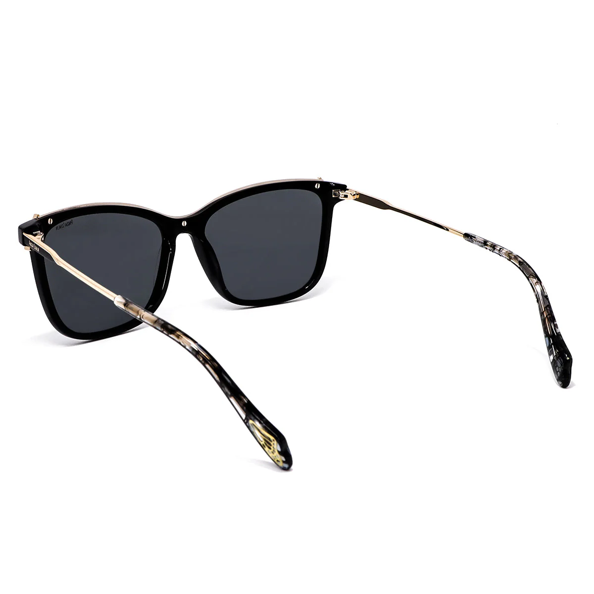 Lentes de Sol Rectangulares Negro Mariposa Monarca - Imagen 4