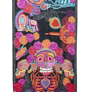 Chalina con Terciopelo Dia de Muertos Catrina