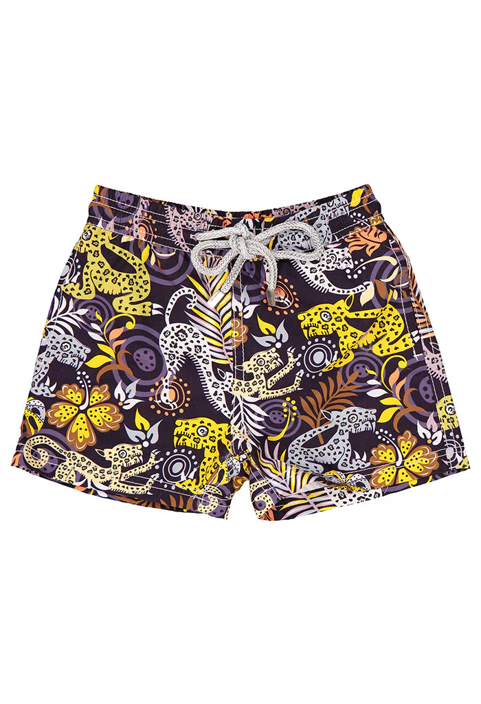 Traje de Baño para Niño Jaguar Morado