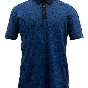 Camisa Polo Kutz Santuario Cactáceas Marino
