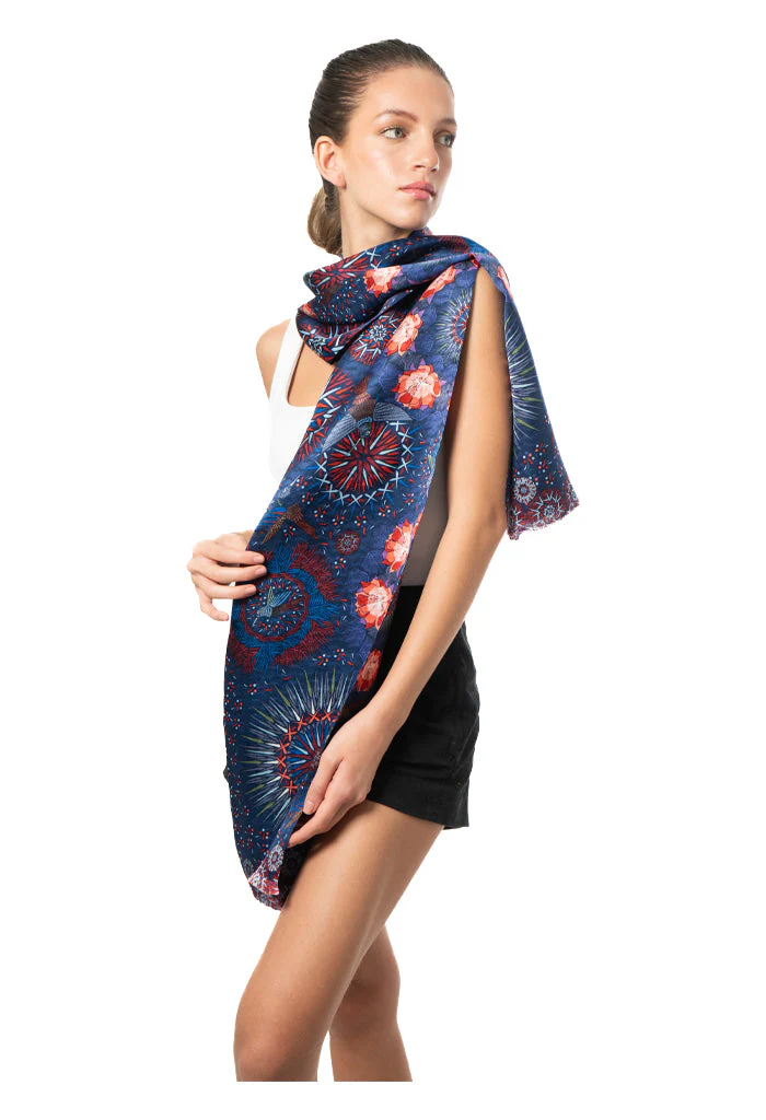 Bufanda Doble Vista Colibr铆 - Imagen 4