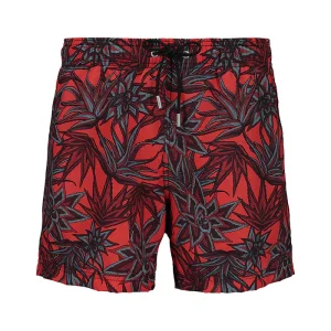 Traje de Baño Amaxtlatl Santuario Cactáceas Rojo