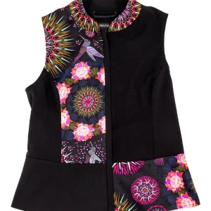 Chaleco Combinado Colibrí Negro Jqd