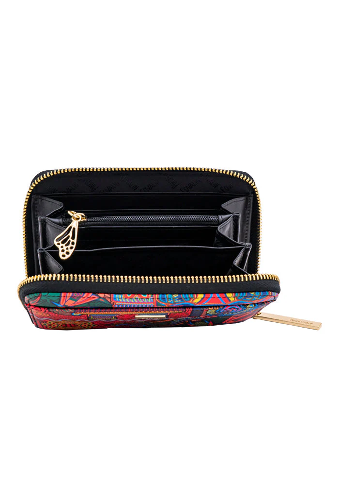 Cartera Mediana Saffiano Diosas Mexicas Original - Imagen 4