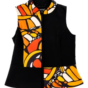 Chaleco Combinado Mariposa Abstracta Original