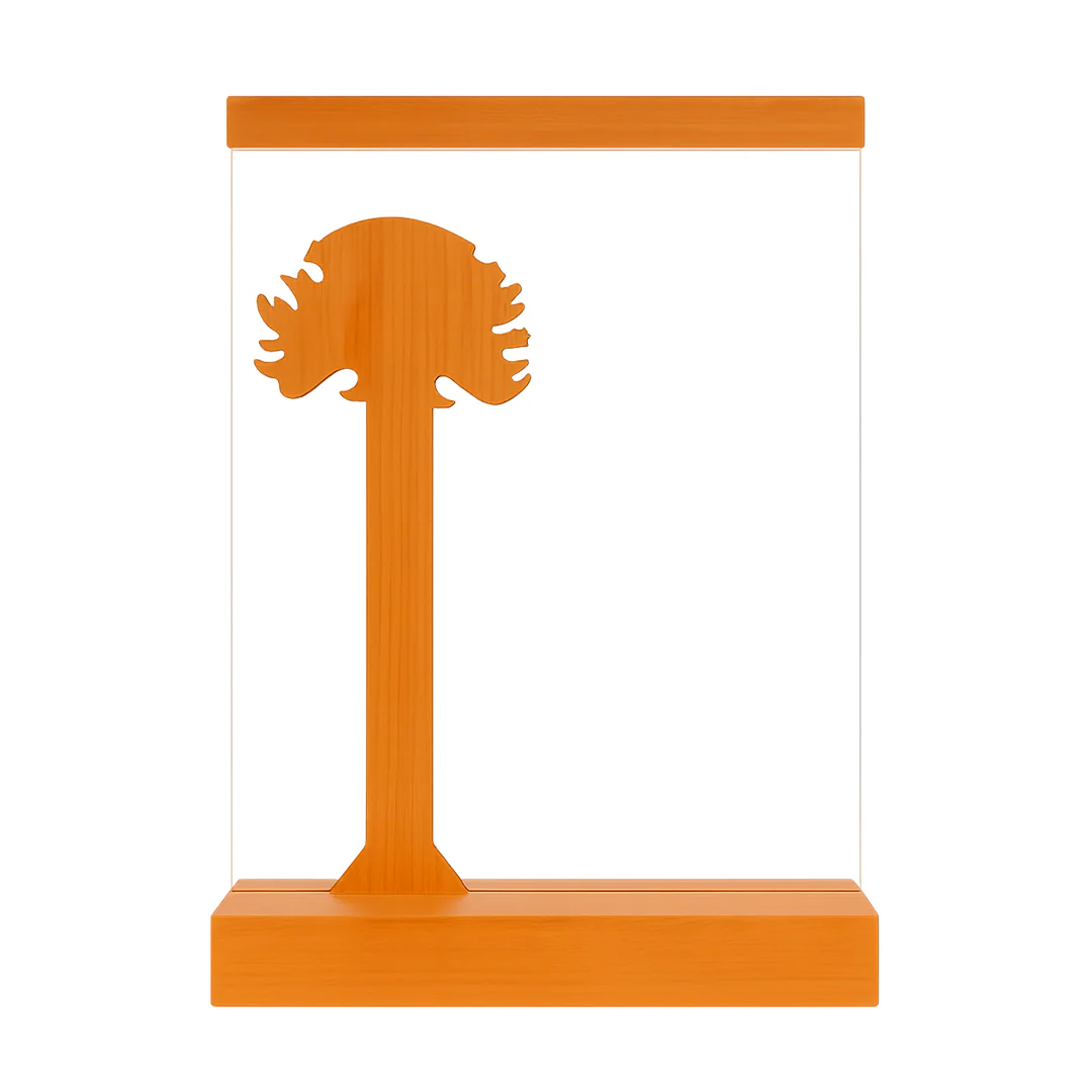 GALVANO MADERA CON VIDRIO ARAUCARIA MOD. GAL31