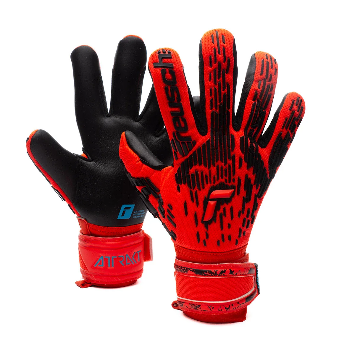 GUANTE ARQUERO REUSCH ATTRAKT FREEGEL ROJO/NEGRO