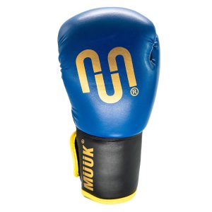 Guante de Box Muuk PU Impact Negro/Azul