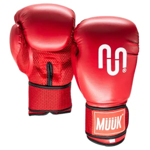 Guante de Box Muuk Cuero Rojo 16 OZ