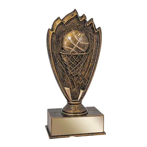 TROFEO RESINA MOD HP 02 BASQUETBOL 18 CM