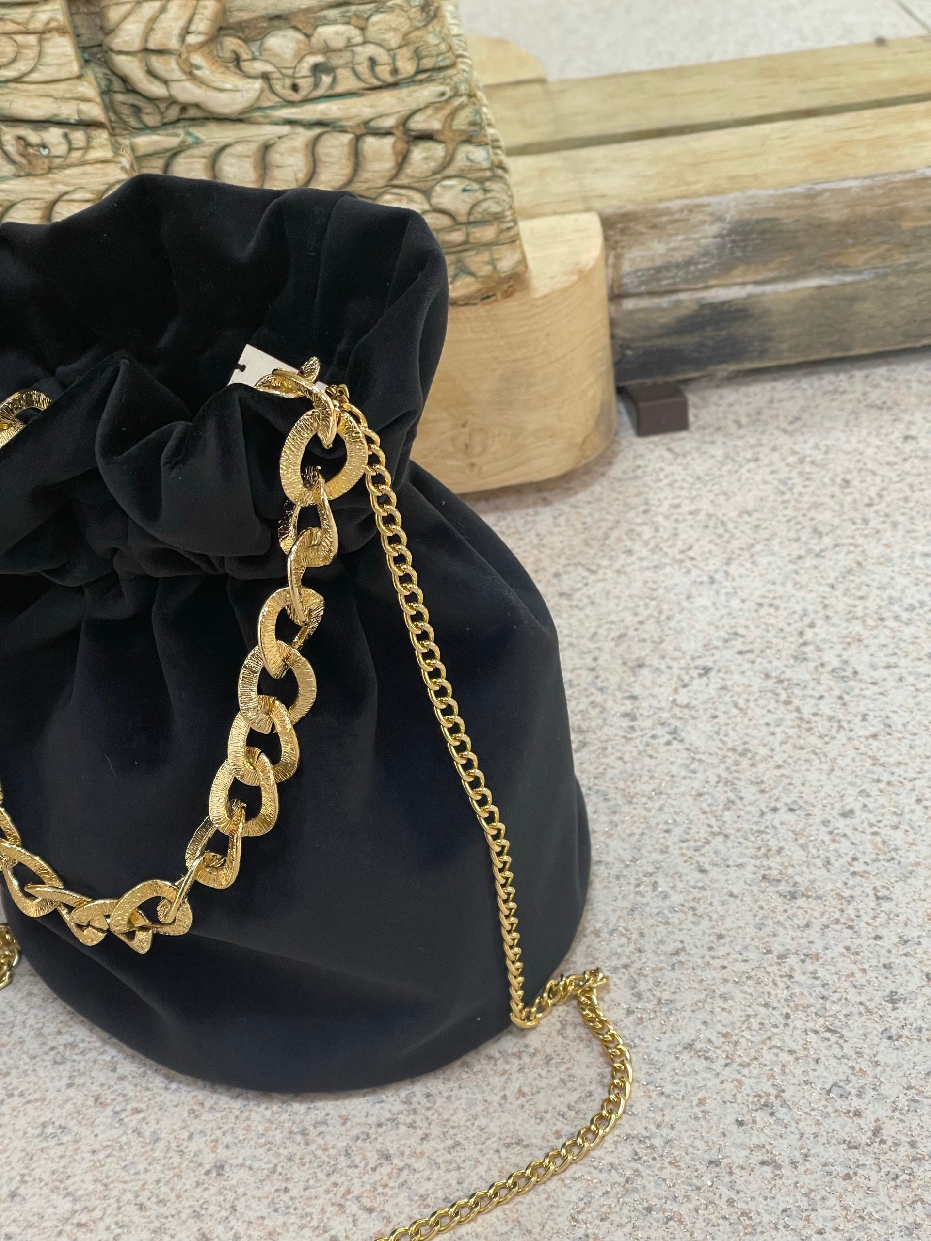 Bombonera Negra Terciopelo - Imagen 4