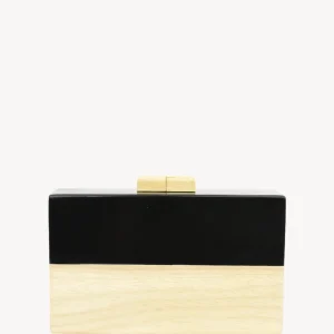 Clutch Negro Madera
