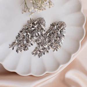 Pendientes Cortina Plata