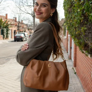 Bolso Piel Paris Marrón