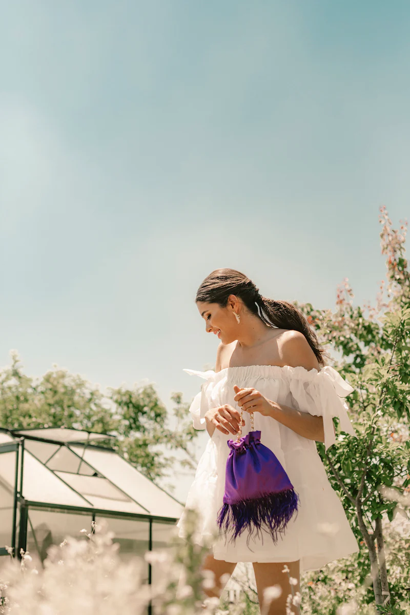 Bombonera Muaré Morada - Imagen 5