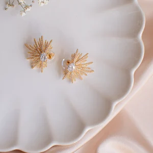 Pendientes Estrix Cristal Oro