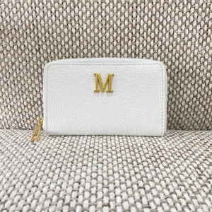 Cartera Piel Blanco Personalizado