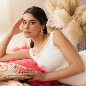 Pendientes Zeus Naranja