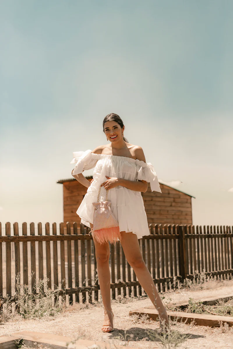 Bombonera Vichy Rosa Coral - Imagen 7