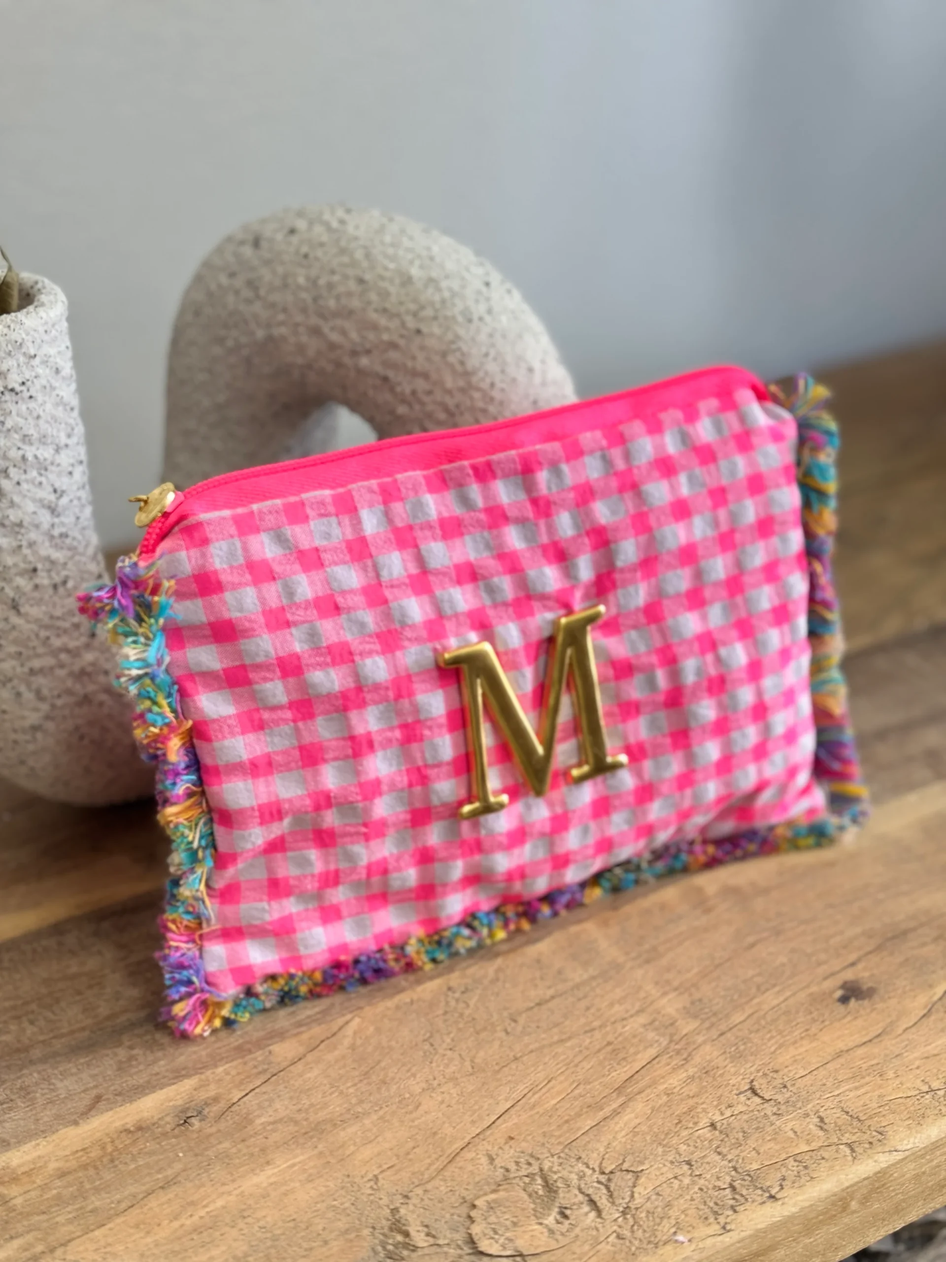 Monedero Vichy Sersuker Fucsia - Imagen 3