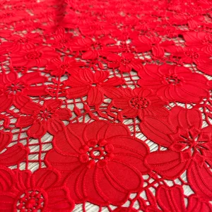 Tejido Jecky Bordado Rojo