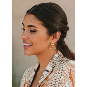 Pendiente Gredos Rosa Palo