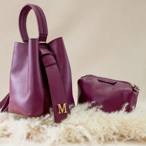 Bolso Bombonera Sophia Burdeos