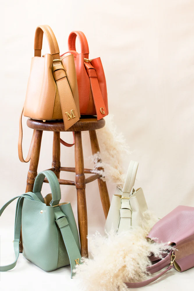 Bolso Bombonera Piel Verde Hierba - Imagen 4