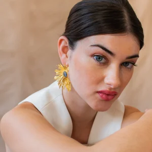 Pendiente Destello Negro Antracita